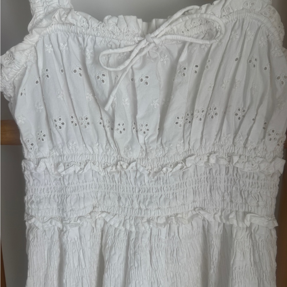 Doen White Eyelet Maxi Dress - Picture 3 of 5